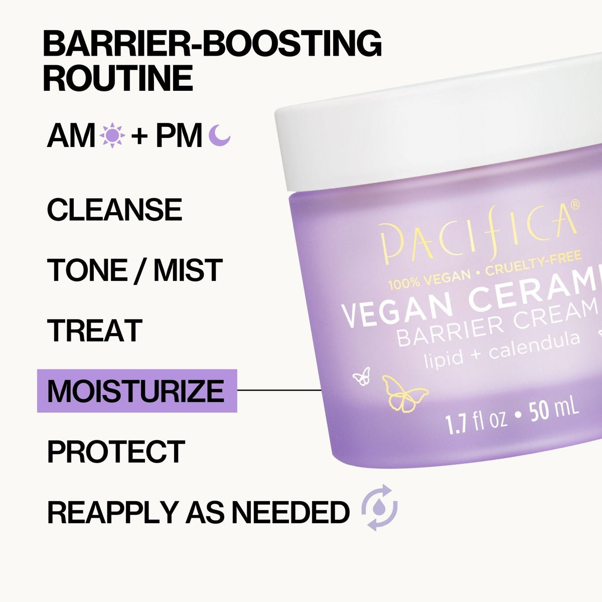 Vegan Ceramide Barrier Face Cream
