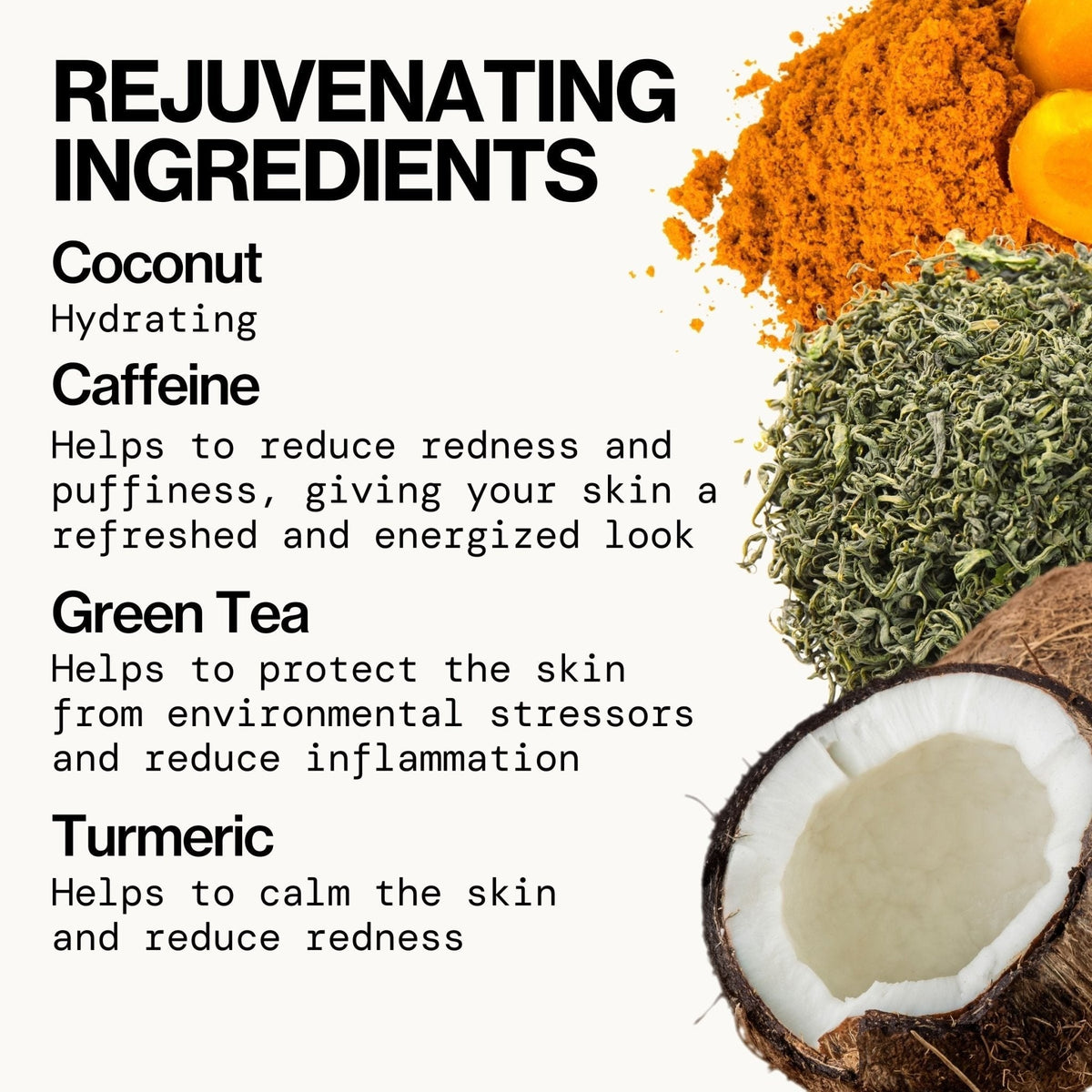 Stress Rehab Coconut & Caffeine Facial Mask