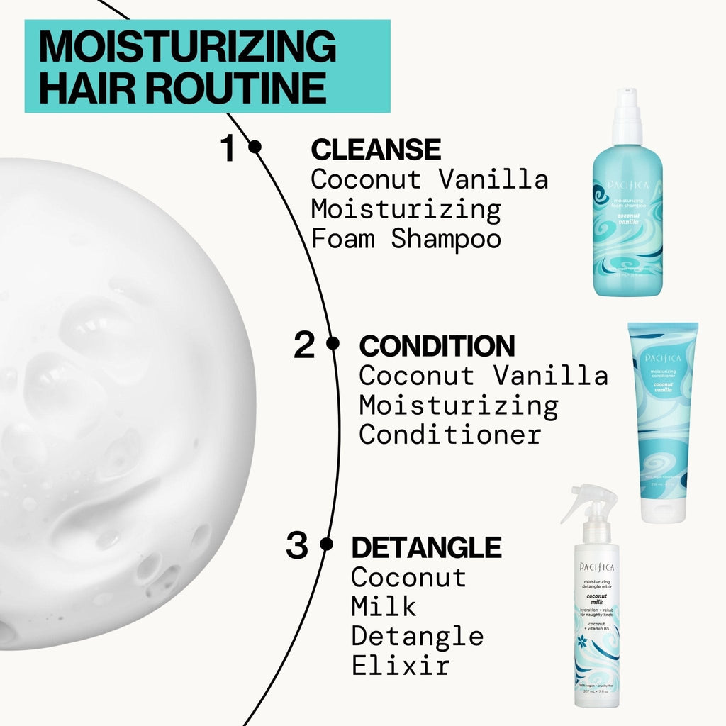 Coconut Vanilla Moisturizing Foam Shampoo