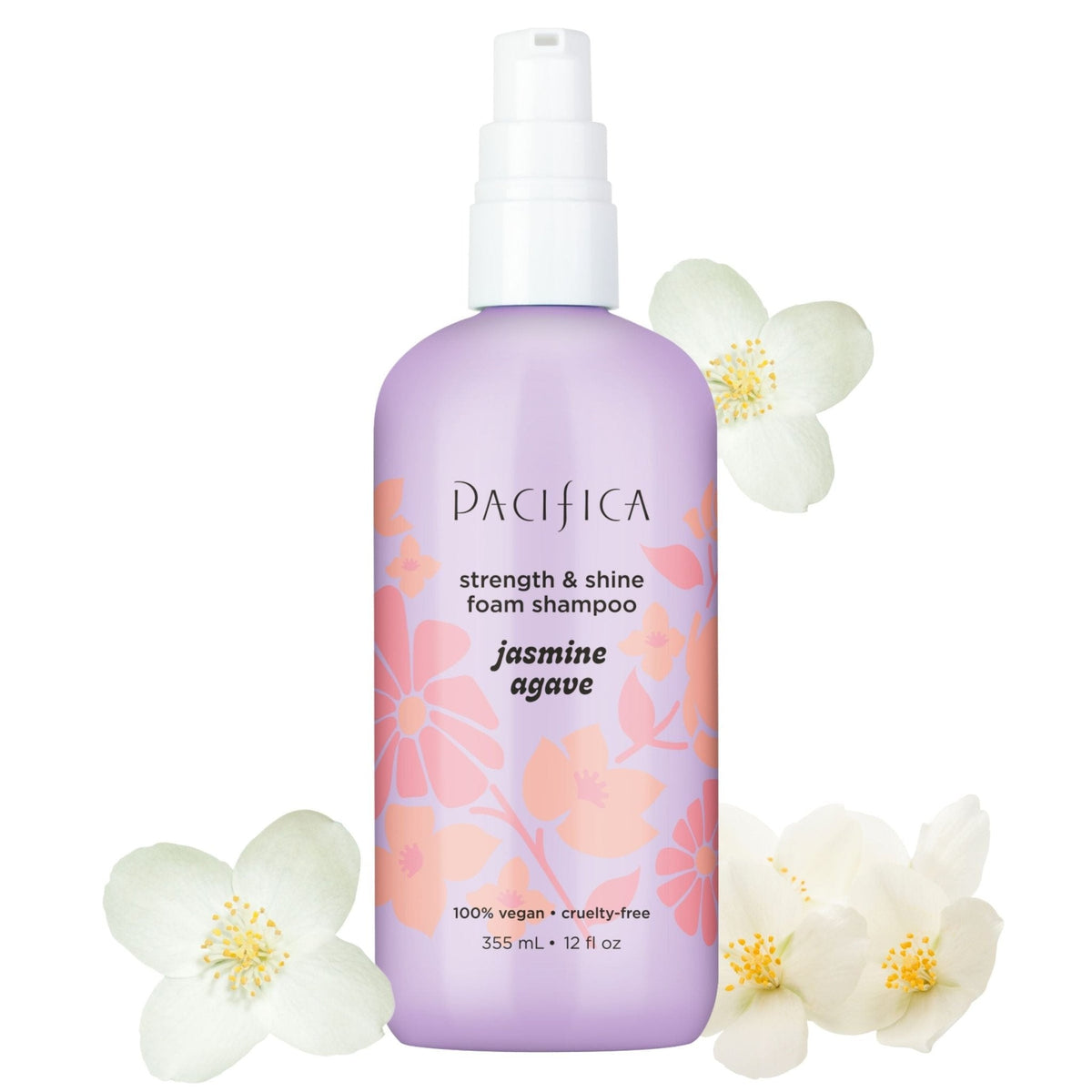 Jasmine Agave Strength + Shine Foaming Shampoo